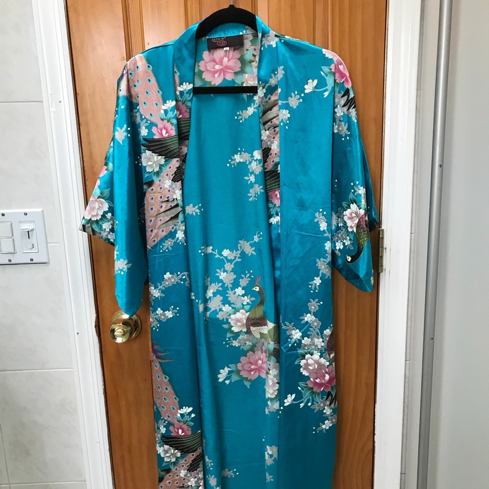 Colorful Blue Kimono